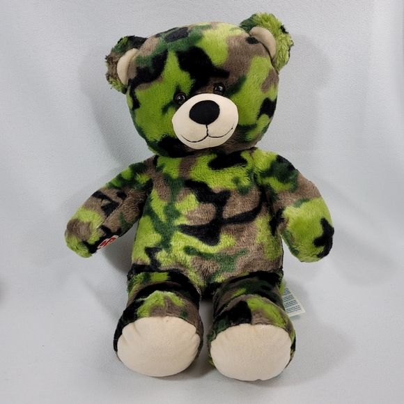 Build A Bear Camouflage Plush Bear - Picture 15 of 15